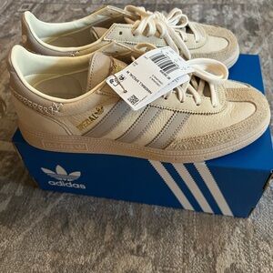 Adidas Womens Spezial Handball Spezial 'Cream White Wonder Beige'